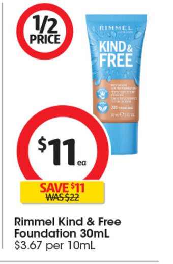 Rimmel Kind & Free Foundation 30ml