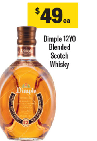Dimple 12YO Blended Scotch Whisky