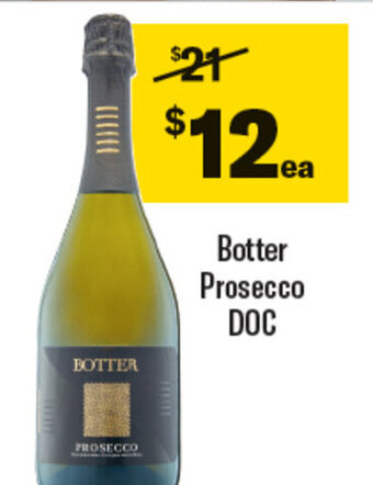 Coles Botter Prosecco DOC offer
