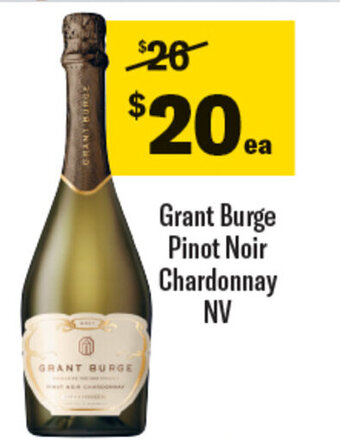 Coles Grant Burge Pinot Noir Chardonnay NV offer