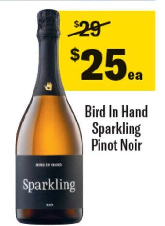 Coles Bird in Hand Sparkling Pinot Noir offer