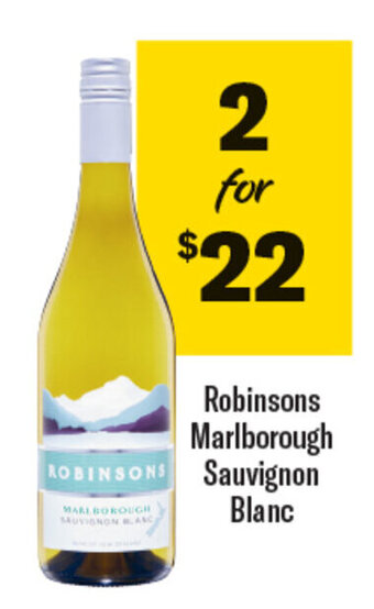 Coles Robinsons Marlborough Sauvignon Blanc offer
