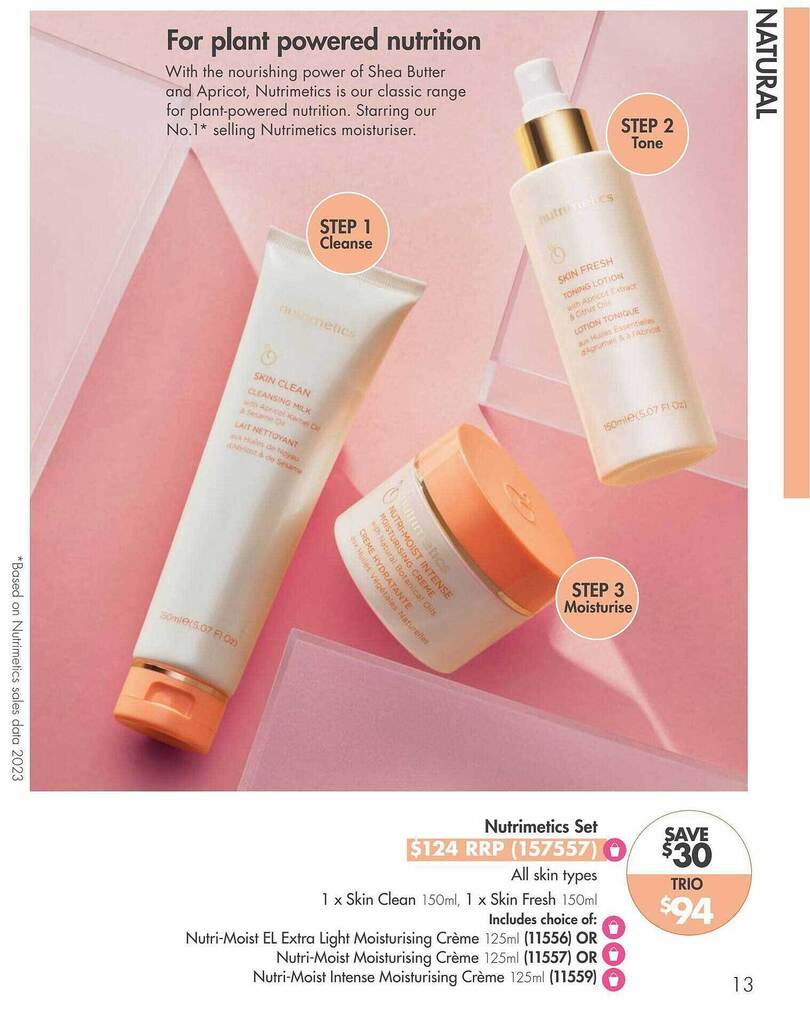 Nutrimetics set offer at Nutrimetics