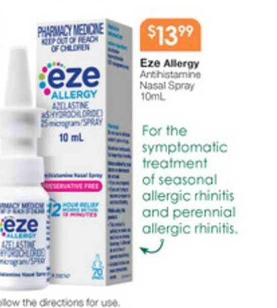 Eze allergy offer at National Pharmacies