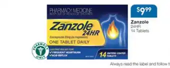 Zanzole 24hr 14 tablets