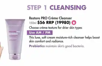 Nutrimetics restore pro crème cleanser
