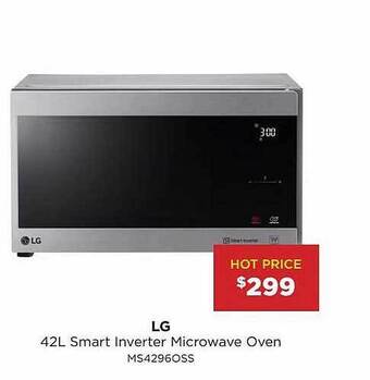 Bing Lee Lg smart inverter microwave oven offer