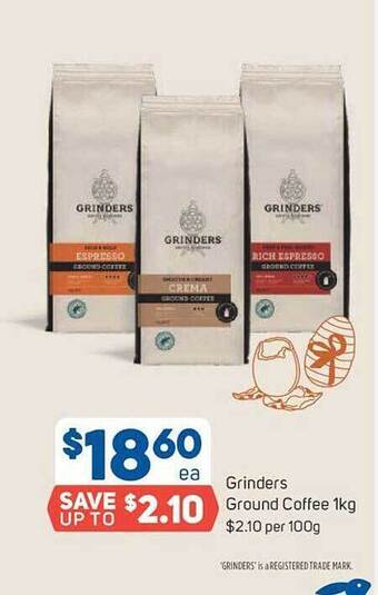Foodland Grinders ground coffee offer