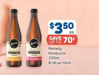Foodland Remedy kombucha offer