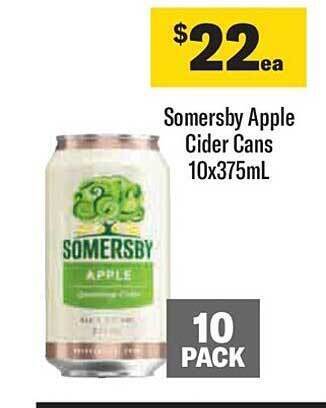 Liquorland Somersby apple cider cans offer