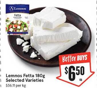 IGA Lemnos fetta offer