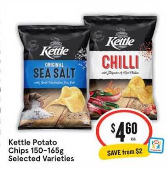 IGA Kettle potato chips offer