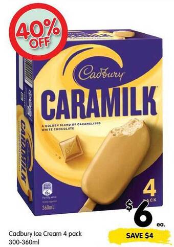 Spar Cadbury ice cream offer