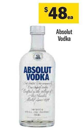 Liquorland Absolut vodka offer