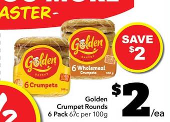 Ritchies Golden crumpet rounds offer