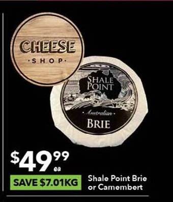Ritchies Shale point brie or camembert offer