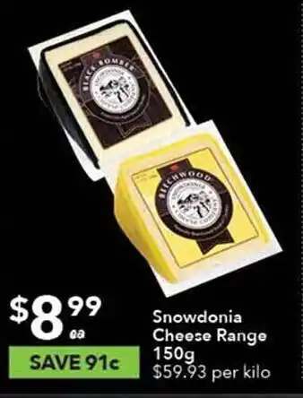 Ritchies Snowdonia cheese range offer