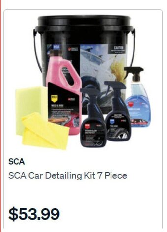 SuperCheap Auto SCA Car Detailing Kit 7 Piece offer