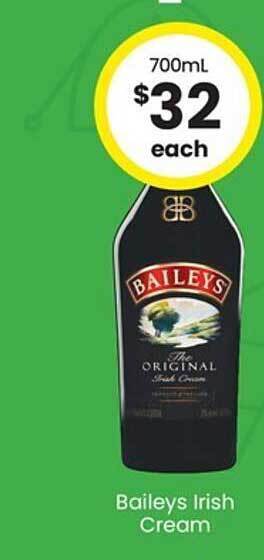 The Bottle O Baileys irish cream offer