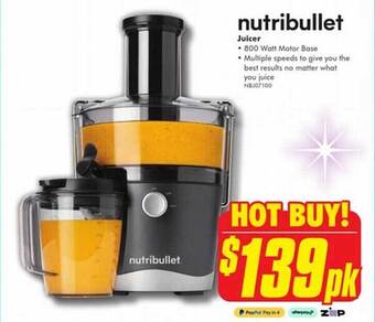 Nutribullet juicer