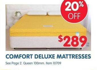 Clark Rubber Comfort deluxe mattresses offer