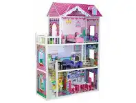 Mr Toys Bubbadoo 3 Storey Wooden Dollhouse offer