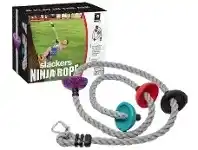 Mr Toys Slackers - Ninja Climbing Rope 8' with Foot Holds offer