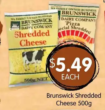 Spudshed Brunswick Shredded Cheese 500g offer