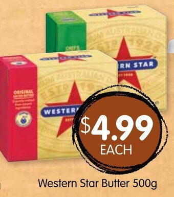 Spudshed Western Star Butter 500g offer