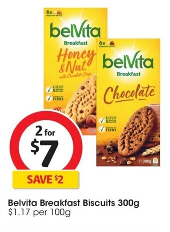 Coles Belvita Breakfast Biscuits 300g offer