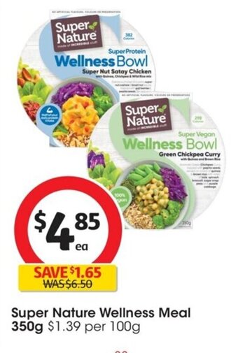 Coles Super Nature Wellness Meal 350g offer
