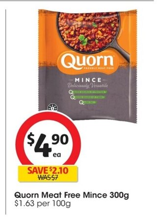 Coles Quorn Meat Free Mince 300g offer