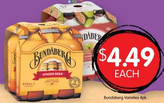 Spudshed Bundaberg Varieties 4pk offer