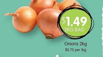 Spudshed Onions offer