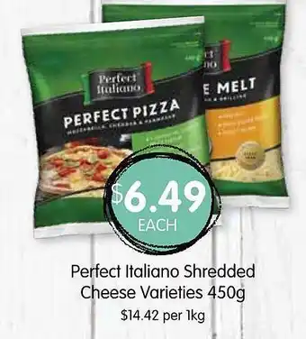Spudshed Perfect italiano shredded cheese offer