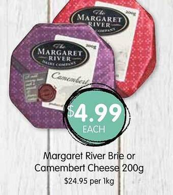 Spudshed Margaret river brie or camembert cheese offer