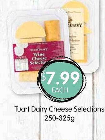 Spudshed Tuart dairy cheese selections offer