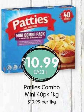 Spudshed Patties combo mini offer