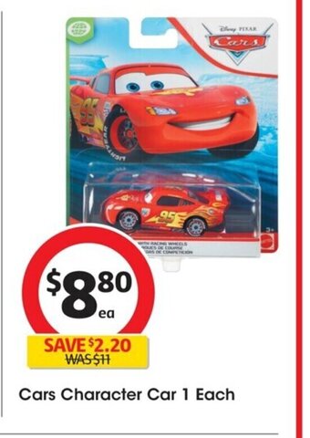 Coles Cars Character Car 1 each offer