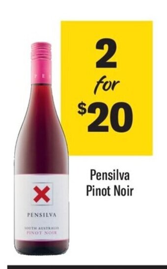 Coles Pensilva Pinot Noir offer