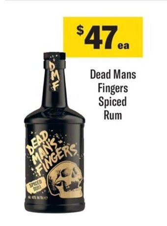 Coles Dead Mans Fingers Spiced Rum offer