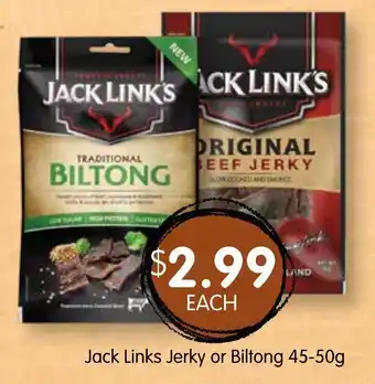 Jack Links Jerky or Biltong 45-50g