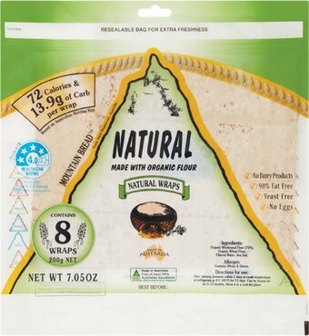 Woolworths Mountain bread varieties 200g offer