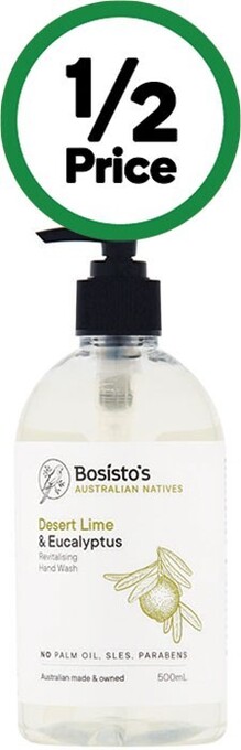 Woolworths Bosisto’s hand wash 500ml offer