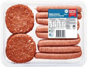 Woolworths Market value bbq pack 1 kg offer
