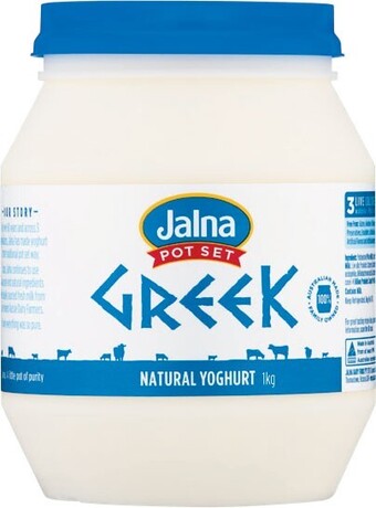 Woolworths Jalna pot set greek yoghurt 1 kg – from the fridge offer