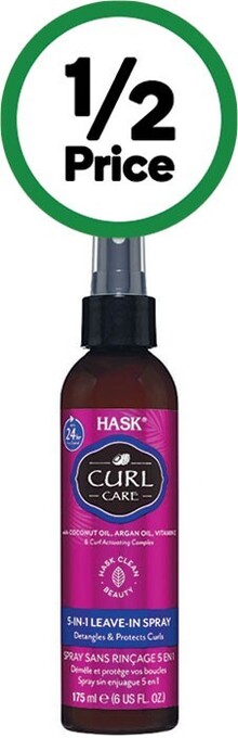 Hask curl care 5 in 1 leave in spray 175ml