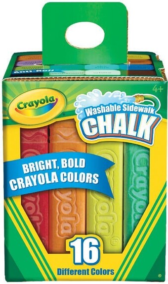 Woolworths Crayola washable sidewalk chalk pk 16 offer