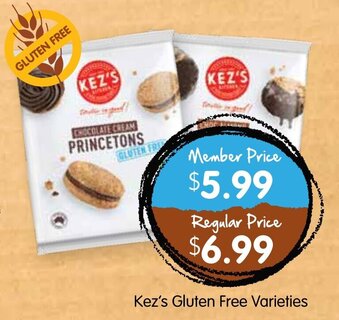 Kez's Gluten Free Varieties