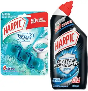 Coles Harpic toilet cleaner 39g or liquid 500ml offer